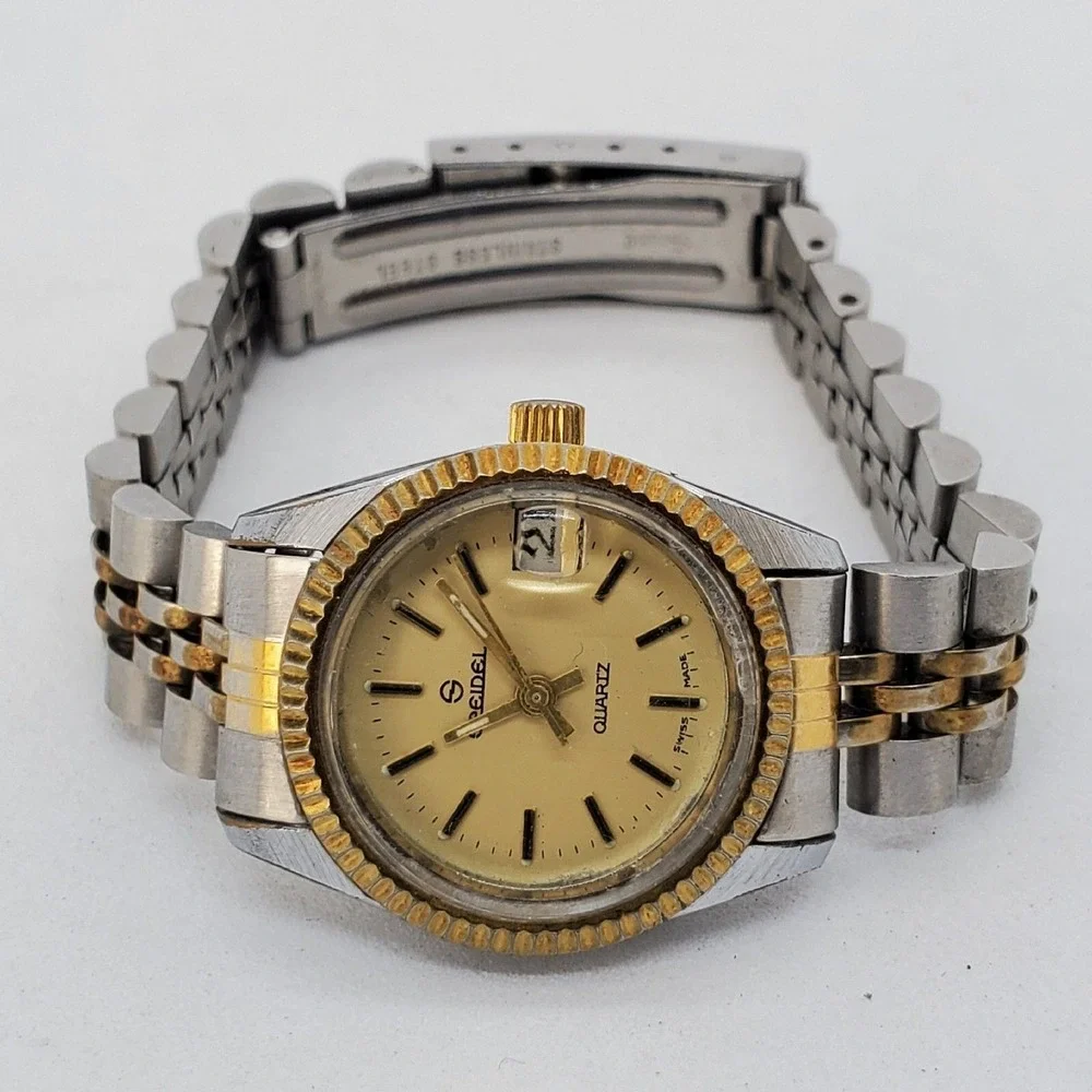 VTG Speidel 25MM Women's Watch Presidential Date Swiss Made 6